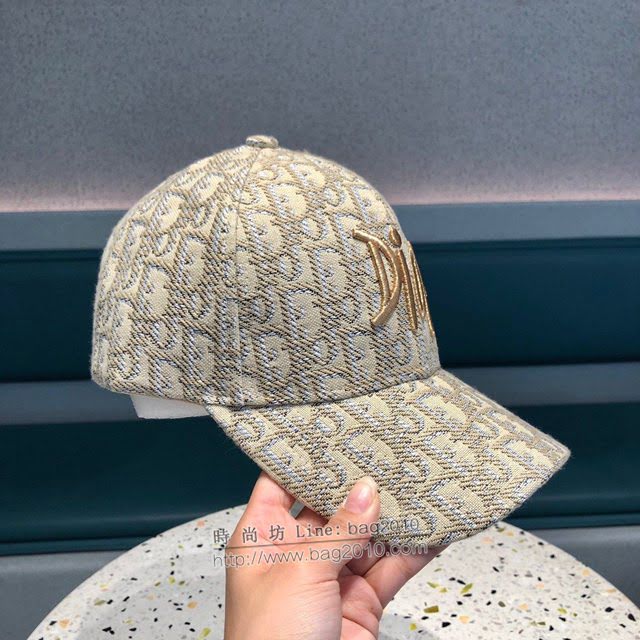 Dior男女同款帽子 迪奧2021春夏新款刺繡棒球帽鴨舌帽  mm1549